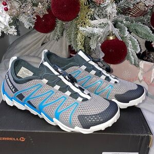 Merrell Men's Tetrex Water Shoes Vapor 20 Size 7.5
Blue White Grey New in Box